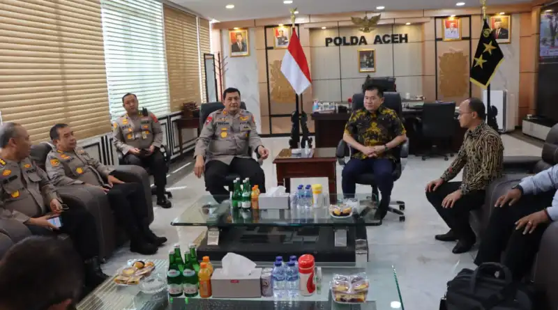 Silaturrahmi, Kapolda Aceh Terima Kedatangan Direktur PT. Kenzie Adiwangsa