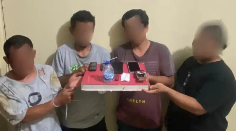 Satresnarkoba Polres Aceh Singkil Tangkap Tiga Pemakai dan Satu Pengedar Sabu