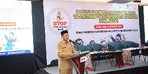 Asisten I Sekda Aceh Buka Seminar Sosialisasi Stranas PPA