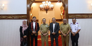 Komisi Informasi Pusat Kunjungi Aceh, Pj Gubernur Achmad Marzuki Berikan Apresiasi