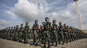 Prabowo: TNI-Polri Harus Kompak dan Jangan Mau Diprovokasi