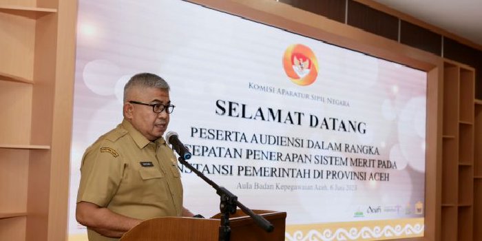 Pemerintah Aceh Dukung Penerapan Sistem Merit dalam Penentuan Jabatan ASN