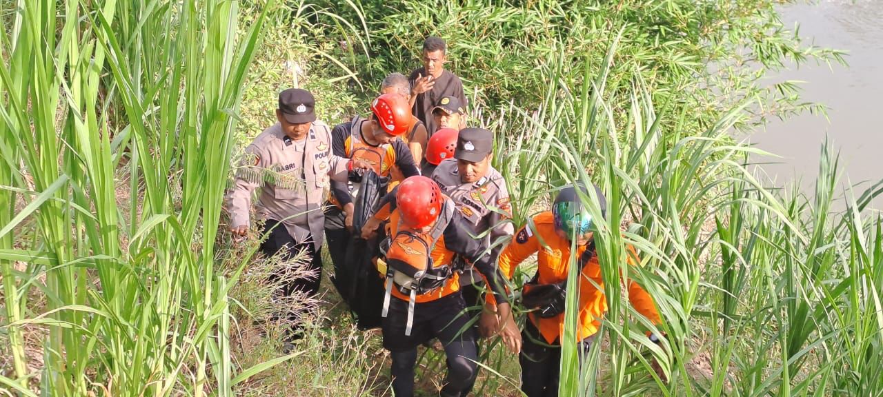Seorang Anak yang Tenggelam di Krueng Aceh Ditemukan