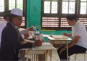 633 Bacaleg di Banda Aceh Satu Orang Tidak Ikut Tes Membaca Al-Qur'an
