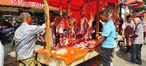 Daging Meugang di Kopelma Darussalam Dibanderol Rp160-170 Ribu per Kilogram