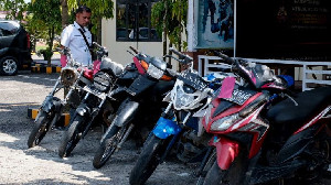 Lima Sepmor Curian Diamankan di Polres Aceh Utara