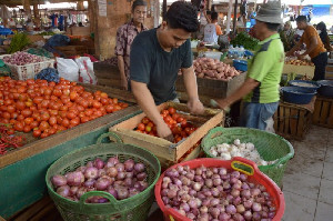 Jelang Hari Raya Idul Adha 2023, Harga Bahan Pokok di Pasar Induk Lambaro Stabil