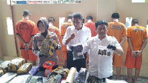 Polda DIY Berhasil Gagalkan 16,8 Kg Ganja Aceh ke Yogyakarta
