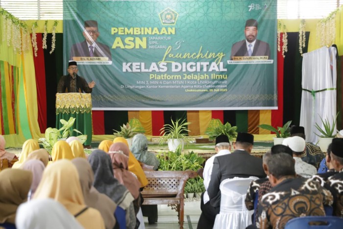 Kembangkan Kurikulum, Kemenag Aceh Luncurkan Madrasah Digital di Lhokseumawe dan Aceh Utara