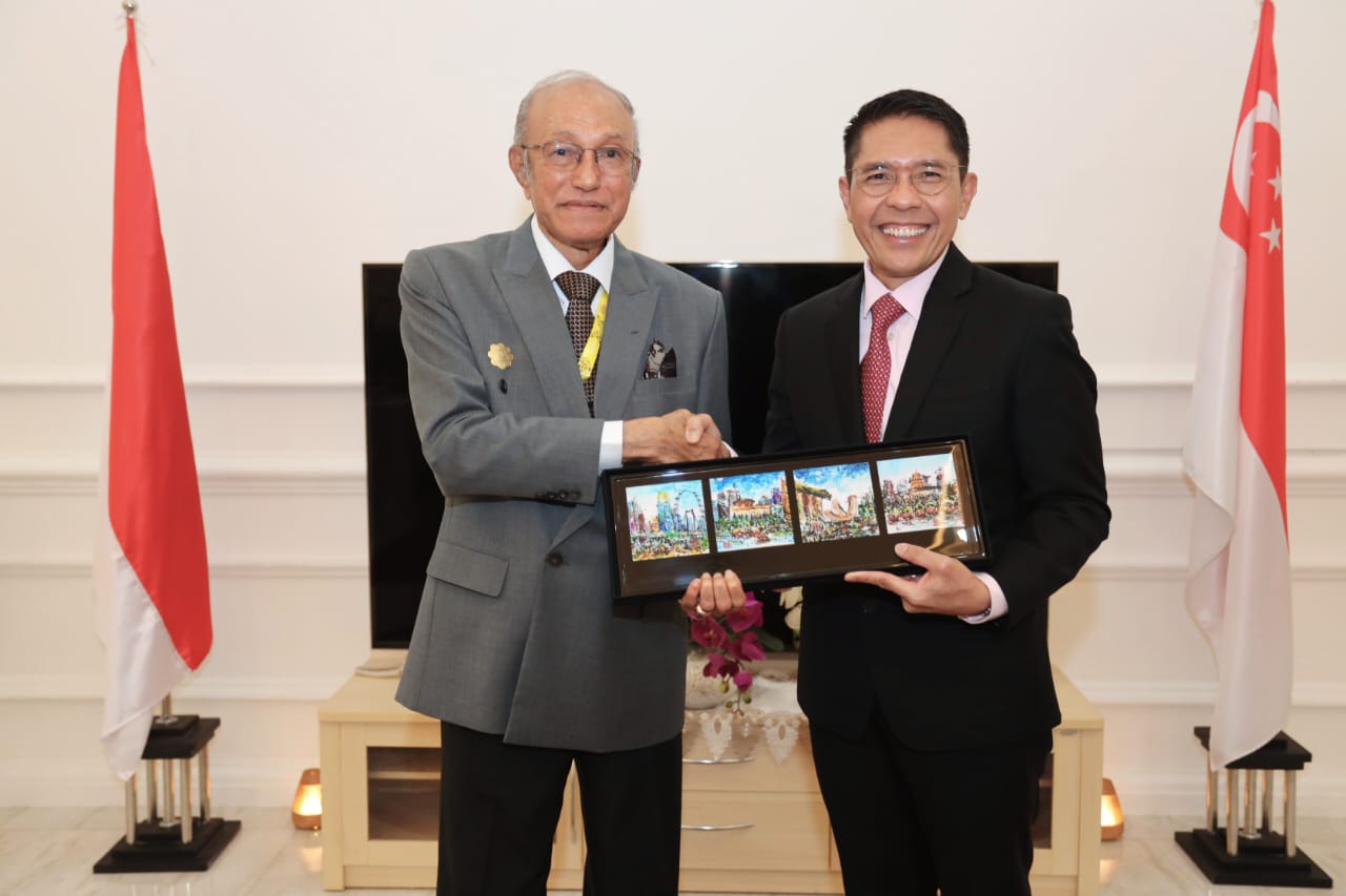 Menteri Pendidikan dan Luar Negeri Singapura Temui Wali Nanggroe dan Rektor Universitas Se-Aceh