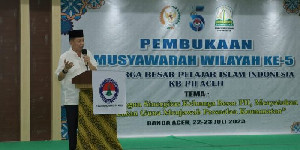 Buka Muswil Keluarga Besar Pelajar Islam Indonesia Aceh, Ini Pesan Pj Gubernur