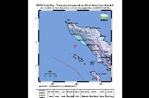 Gempa di Aceh Barat Dirasakan Sampai ke Banda Aceh