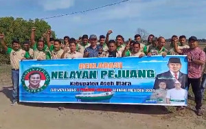 Nelayan Pejuang Papera Aceh Utara Deklarasi Dukung Prabowo Subianto Presiden 2024