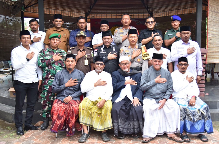 Pertemuan Dengan Kapolres, Abon Cot Tarom: Demi Kemaslahatan Pembangunan Mesjid Taqwa Muhammadiyah Sangso Dihentikan Dulu