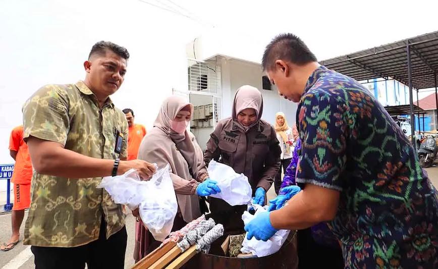 BNN Aceh Musnahkan Barang Bukti Narkoba