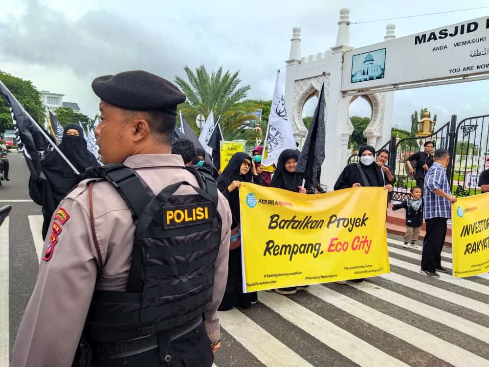 Ratusan Massa Gelar Aksi Bela Rempang di Banda Aceh