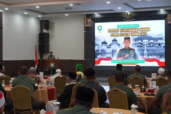 Pangdam Iskandar Muda Silaturahmi dengan Ulama Aceh, Ini Tujuannya