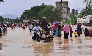 Banjir Melanda Aceh Utara, Ribuan Warga Terpaksa Mengungsi