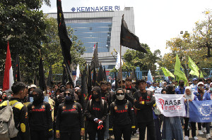 Demo Depan Kemnaker, Polisi Siapkan Rekayasa Lalin