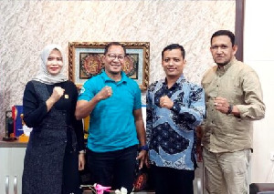 Panwaslih Banda Aceh Ajak Diskominfotik Jalin Kerja Sama Perluas Informasi Tentang Pemilu 2024