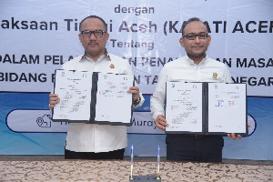Kerjasama Bidang Penanganan Hukum Perdata dan Tata Usaha Negara, PT PEMA dan Kejati Aceh Teken MoA