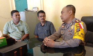 Kapolres Aceh Selatan Silaturahmi Dengan Ketua PWI Setempat