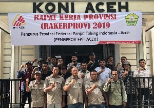 FPTI Aceh Siap Raih Prestasi di Porwil Sumatera 2019, Bengkulu