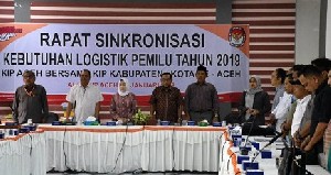 KIP Aceh Selenggarakan Rapat Sinkronisasi Kebutuhan Logistik