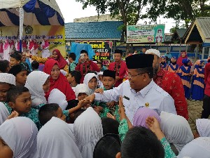 Murid MIN 2 Banda Aceh antusias sambut Aminullah