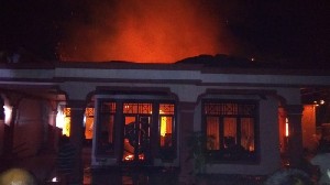 Satu Rumah di Kota Juang Bireuen Hangus Terbakar