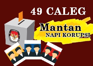 49 Caleg Mantan Napi Koruptor
