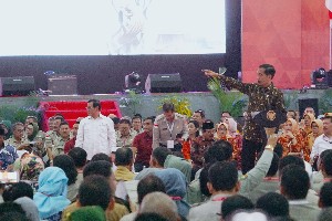 Berada di Cincin Api, Presiden Jokowi: Rancangan Pembangunan Harus Perhatikan Resiko Bencana