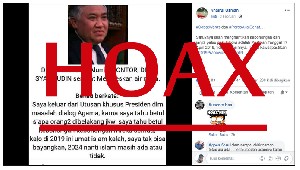 HOAX: Alasan Din Syamsuddin Mundur Dari Utusan Khusus Presiden