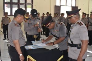 Kasat Intel dan 9 Kapolsek di Aceh Selatan di Ganti