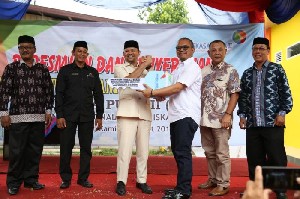 Bupati Aceh Besar Resmikan Program Bina Lingkungan PT. Angkasa Pura II