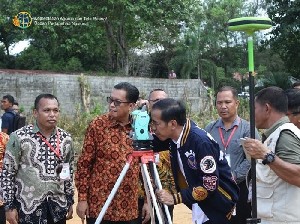 Presiden Jokowi Canangkan Pemasangan Tanda Batas Tanah di Sulawesi Tenggara