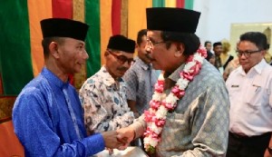 Menteri ATR/Kepala BPN Bagikan 65 Sertipikat Tanah di Aceh Besar