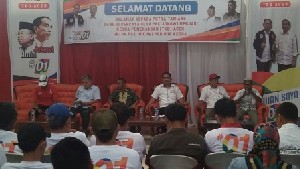 TKD Aceh Jokowi Gelar Pertemuan dengan Ratusan Relawan di Aceh Tamiang