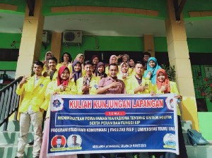 Mahasiswa Fisip UTU Kuliah Lapangan Ke Kantor KIP Aceh Barat