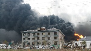 Ledakan di Pabrik Kimia Cina Menewaskan 47, Melukai 640 Orang