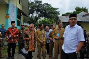 Tinjau Lapangan, Plt Gubernur Aceh Boyong 18 Kepala SKPA