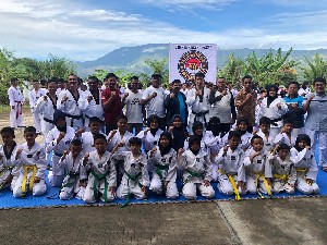 Hadapi Kejurnas, Pengcab Taekwondo Aceh Besar Gelar Ujian Kenaikan Tingkat.