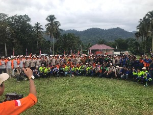 BPBA Laksanakan Simulasi Bencana Banjir di Aceh Selatan