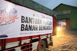 ACT Kirimkan 60 Ton Bantuan untuk Korban Banjir Bengkulu
