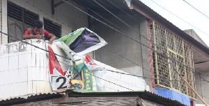 Masuki Minggu Tenang, Panwaslih dan Satpol PPÂ  Aceh Tamiang Tertibkan APK