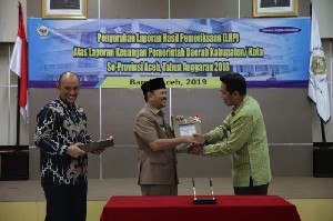 Aceh Besar Raih Opini WTP Ke-7 Berturut-turut.