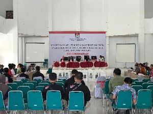 KIP Aceh Pleno Rekapitulasi Suara di Kabupaten Simeulue