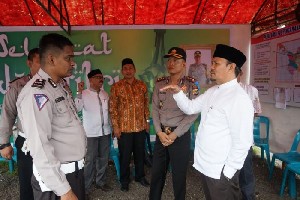 Bupati Aceh Besar Tinjau Posko Mudik Lebaran 2019