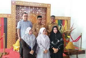 Bupati Aceh Jaya Peusijuk Ketua PN dan Ketua Mahkamah Syariah
