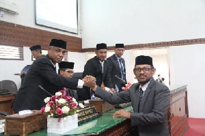 APBK-P Aceh Besar Tahun Anggaran 2018-2019 Disahkan